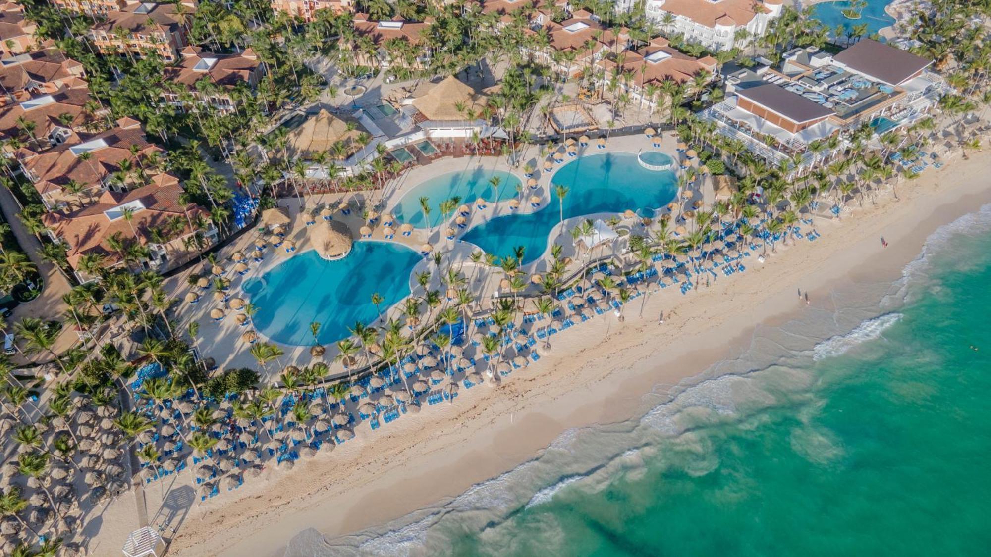 Bahia Principe Grand Punta Cana Eksteriør billede Aerial view of the resort